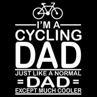 Cycling Dad , Like Normal Dad Except Much Cooler Women's V-Neck T-Shirt
