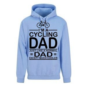 Cycling Dad , Like Normal Dad Except Much Cooler Unisex Surf Hoodie