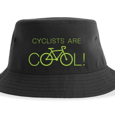 Cyclists Are COOL! Sustainable Bucket Hat