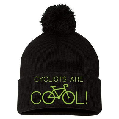 Cyclists Are COOL! Pom Pom 12in Knit Beanie