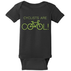 Cyclists Are COOL! Baby Bodysuit