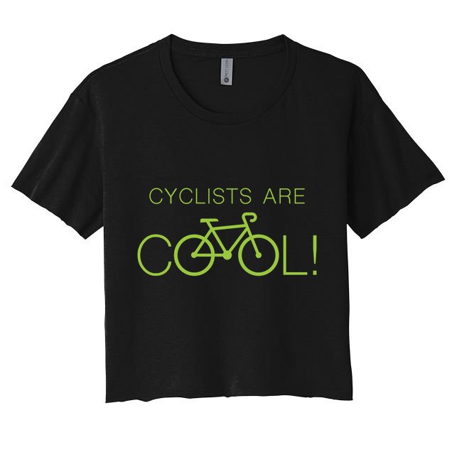 Cyclists Are COOL! Crop Top
