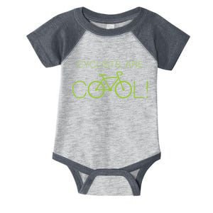 Cyclists Are COOL! Infant Baby Jersey Bodysuit