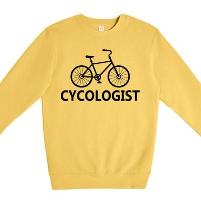 Cycologist Cycling Bicycle Premium Crewneck Sweatshirt