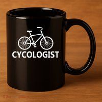 Cycologist Cycling Bicycle 11oz C Handle Ceramic Mug
