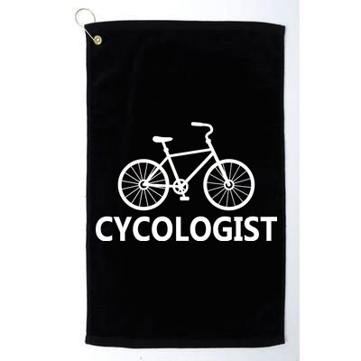 Cycologist Cycling Bicycle Platinum Collection Golf Towel