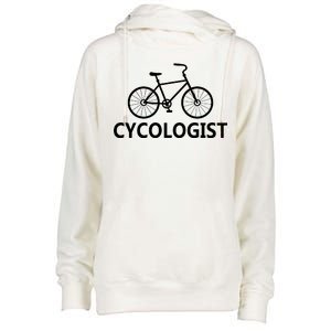 Cycologist Cycling Bicycle Womens Funnel Neck Pullover Hood