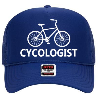 Cycologist Cycling Bicycle High Crown Mesh Back Trucker Hat