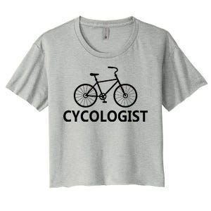 Cycologist Cycling Bicycle Women's Crop Top Tee