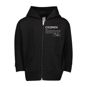 Cycopath Bike Rider Toddler Zip Fleece Hoodie