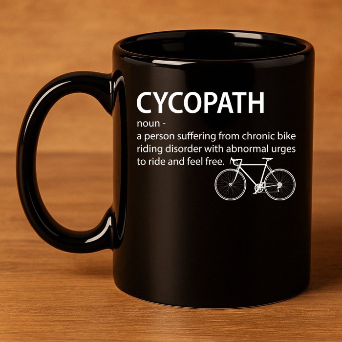 Cycopath Bike Rider 11oz C Handle Ceramic Mug
