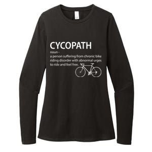 Cycopath Bike Rider Womens CVC Long Sleeve Shirt