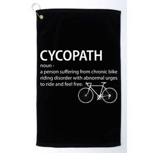 Cycopath Bike Rider Platinum Collection Golf Towel