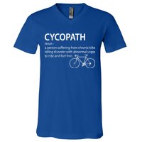 Cycopath Bike Rider V-Neck T-Shirt