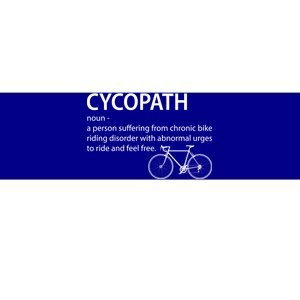 Cycopath Bike Rider Bumper Sticker