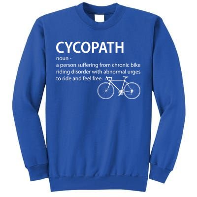 Cycopath Bike Rider Tall Sweatshirt