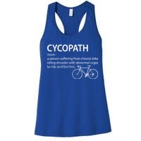 Cycopath Bike Rider Women's Racerback Tank