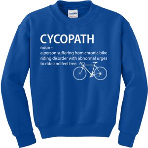 Cycopath Bike Rider Kids Sweatshirt