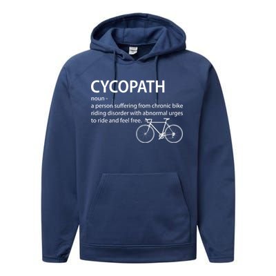 Cycopath Bike Rider Performance Fleece Hoodie