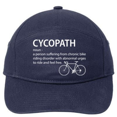 Cycopath Bike Rider 7-Panel Snapback Hat