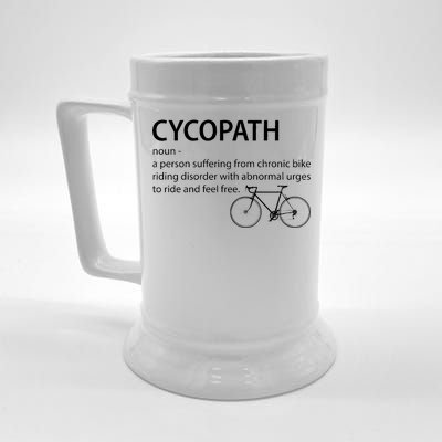 Cycopath Bike Rider Beer Stein