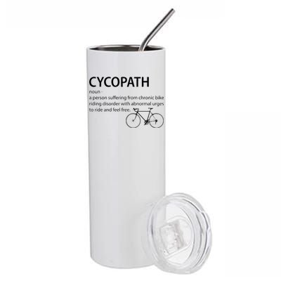 Cycopath Bike Rider Stainless Steel Tumbler