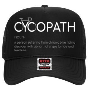 Cycopath Definition Biking Bike Cycling  High Crown Mesh Back Trucker Hat