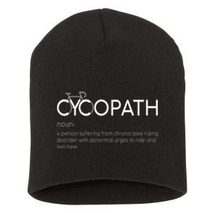 Cycopath Definition Biking Bike Cycling  Short Acrylic Beanie