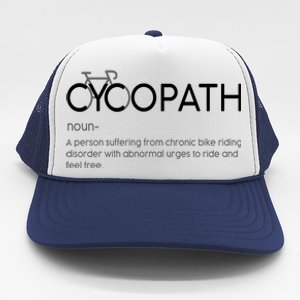 Cycopath Definition Biking Bike Cycling  Trucker Hat