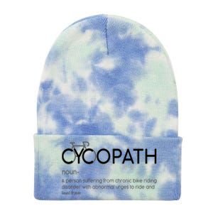 Cycopath Definition Biking Bike Cycling  Tie Dye 12in Knit Beanie