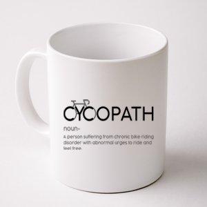 Cycopath Definition Biking Bike Cycling  Coffee Mug