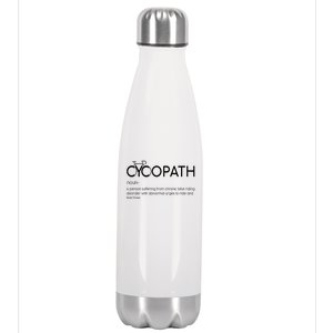 Cycopath Definition Biking Bike Cycling  Stainless Steel Insulated Water Bottle