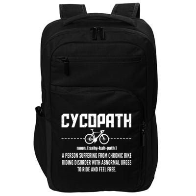 Cycopath Definition Biking Cycling Impact Tech Backpack