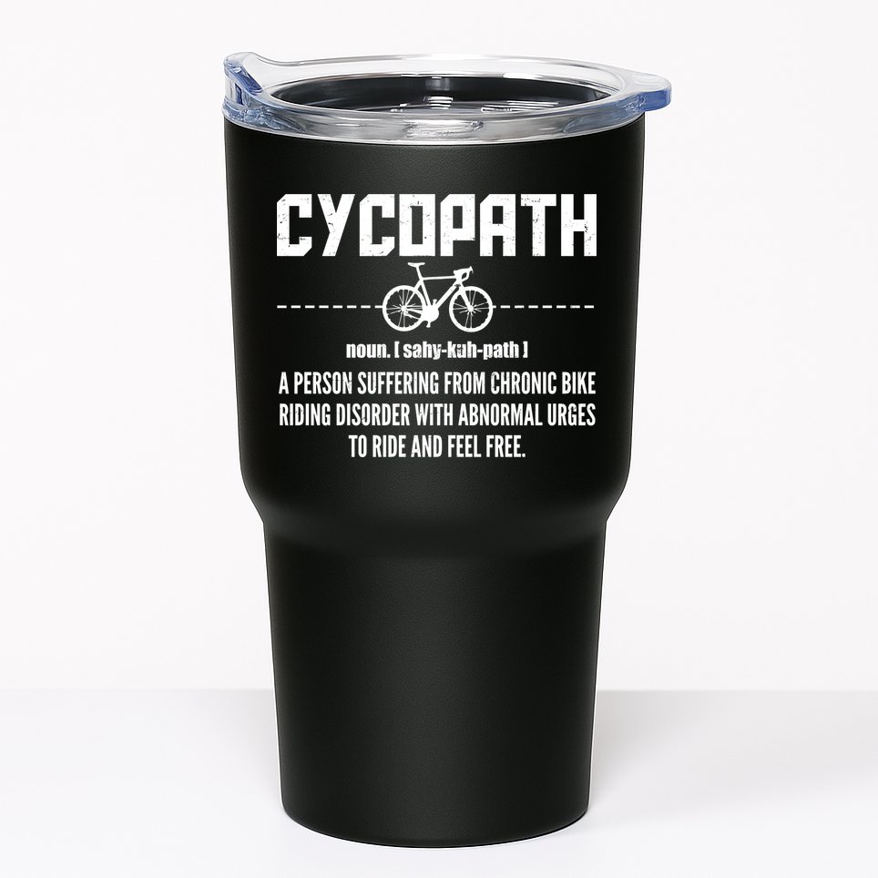 Cycopath Definition Biking Cycling Tumbler