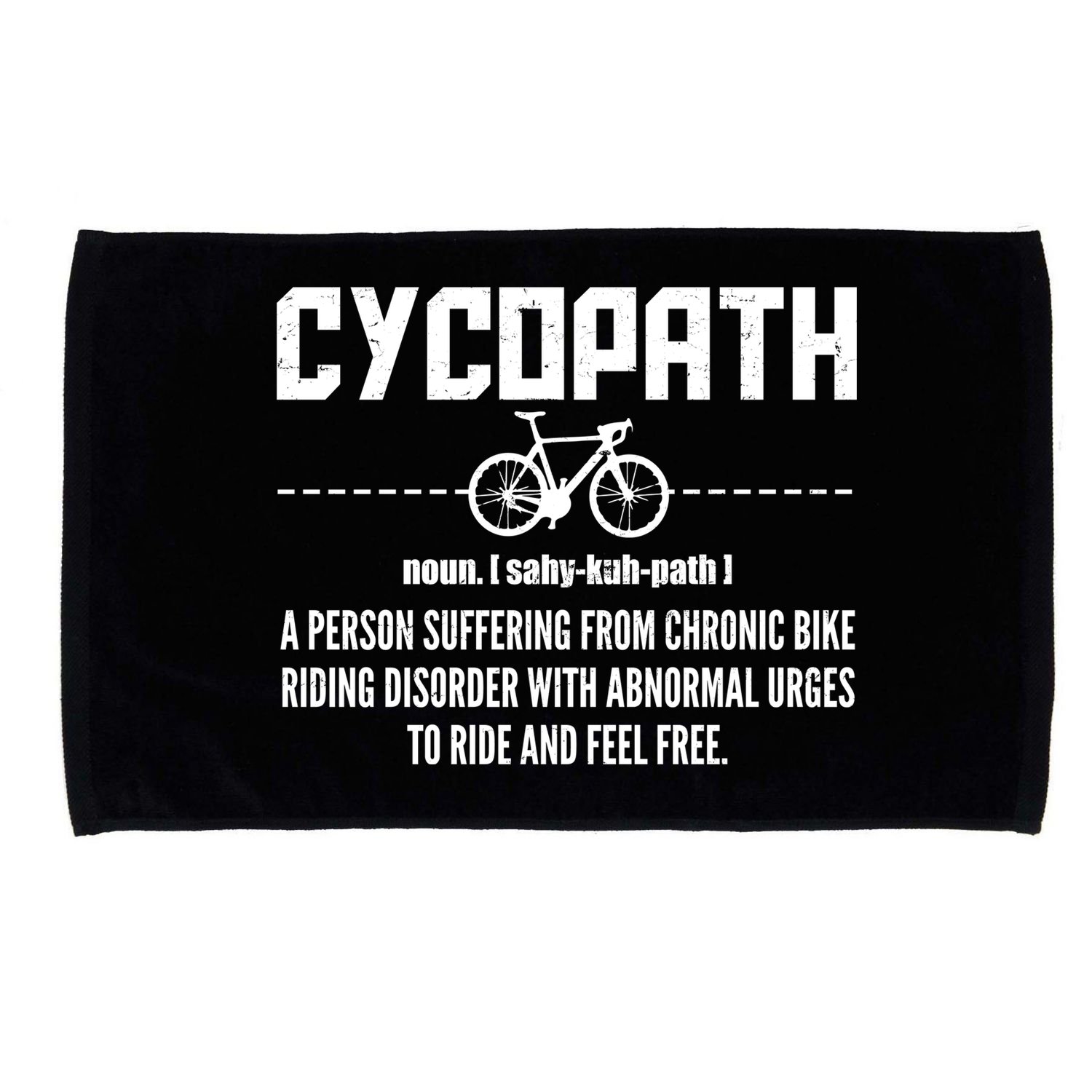Cycopath Definition Biking Cycling Microfiber Hand Towel