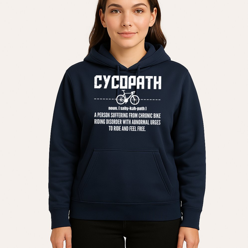 Cycopath Definition Biking Cycling Hoodie