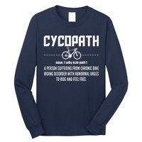 Cycopath Definition Biking Cycling Long Sleeve Shirt