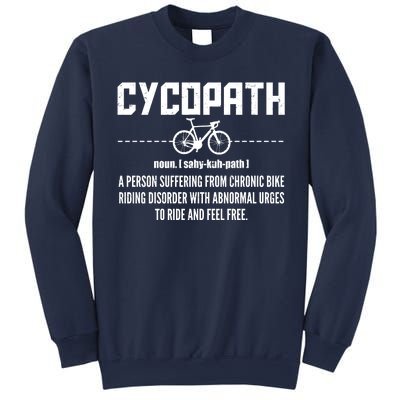 Cycopath Definition Biking Cycling Sweatshirt