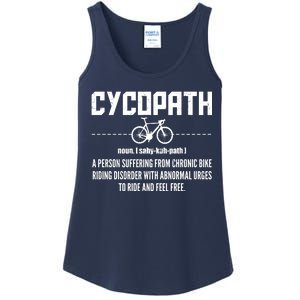 Cycopath Definition Biking Cycling Ladies Essential Tank