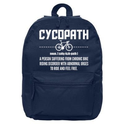 Cycopath Definition Biking Cycling 16 in Basic Backpack