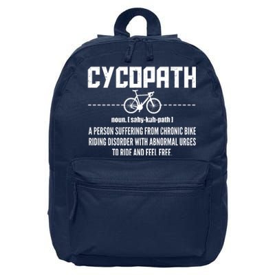 Cycopath Definition Biking Cycling 16 in Basic Backpack