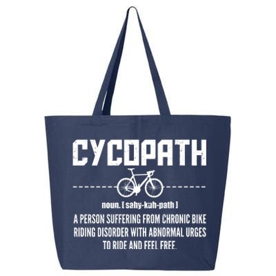 Cycopath Definition Biking Cycling 25L Jumbo Tote