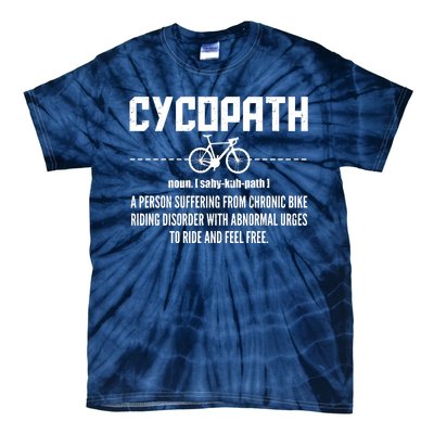 Cycopath Definition Biking Cycling Tie-Dye T-Shirt