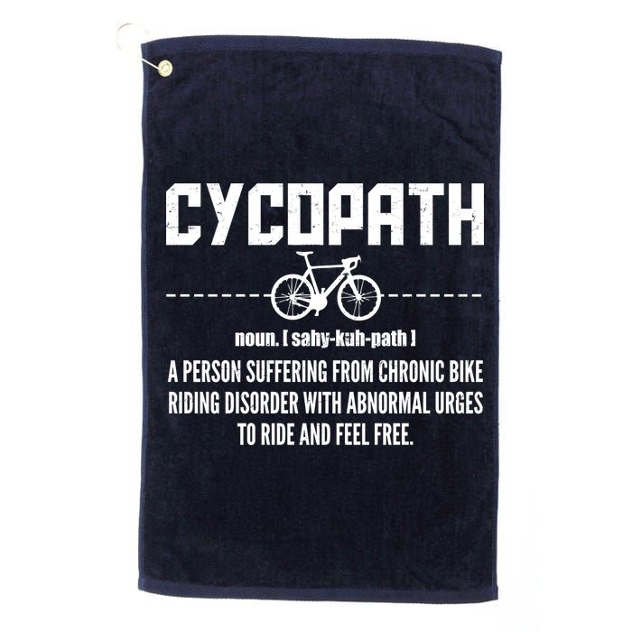Cycopath Definition Biking Cycling Golf Towel