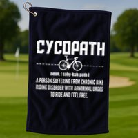Cycopath Definition Biking Cycling Golf Towel
