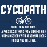 Cycopath Definition Biking Cycling Women's Crop Top Tee