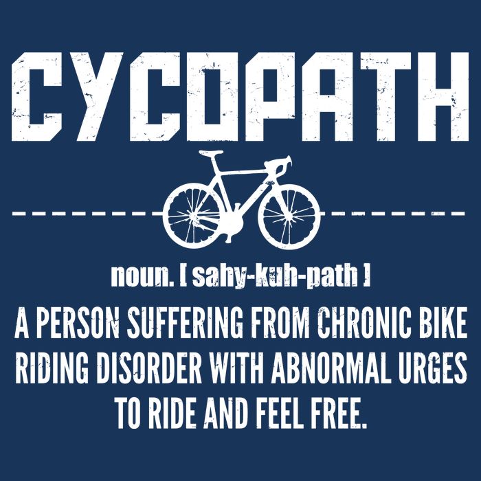 Cycopath Definition Biking Cycling Women's Crop Top Tee