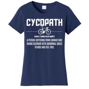 Cycopath Definition Biking Cycling Women's T-Shirt