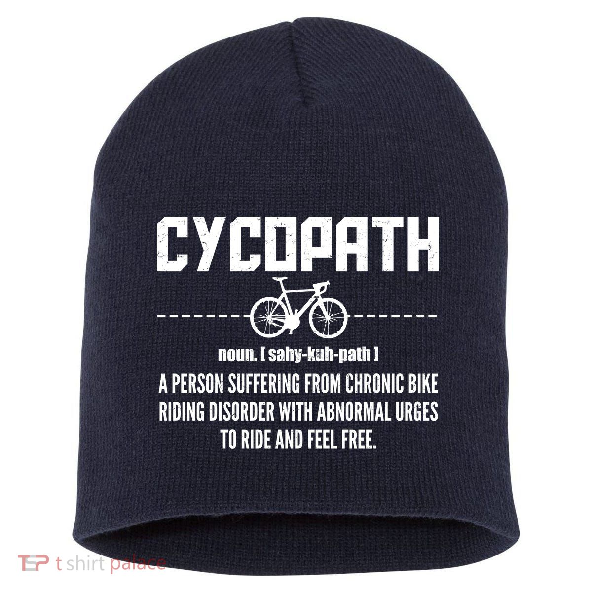 Cycopath Definition Biking Cycling Short Acrylic Beanie