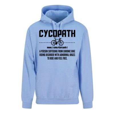 Cycopath Definition Biking Cycling Unisex Surf Hoodie